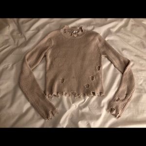 LF Wildflower Distressed Sweater